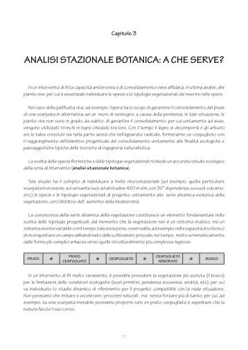 analisi stazionale botanica: a che serve? - Agricoltura - Regione Lazio