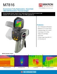 M7816 Data Sheet - Infrared camera sales and leasing