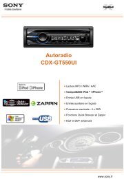 Autoradio CDX-GT550UI - Roady