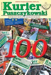 Kurier 100-fonty.indd - Stowarzyszenie Przyjaciół Puszczykowa