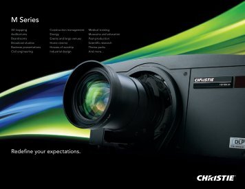 Christie M Series brochure - The Chariot Group, Inc