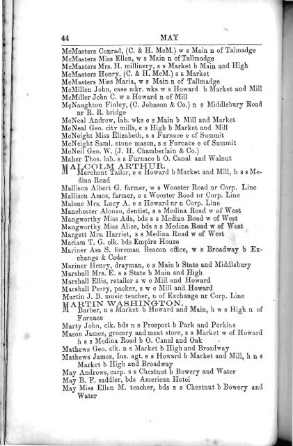 City Directory 1859 - Akron-Summit County Public Library