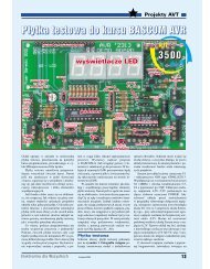 Płytka testowa do kursu BASCOM AVR - Elportal