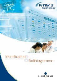 Antibiogramme Identification - bioMÃ©rieux