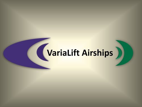 VariaLift Airships - Van Horne Institute