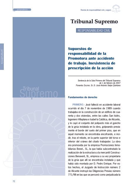 Revista nÂº 21, 1Âº trimestre aÃ±o 2007 (PDF 4.4 Mb) - AsociaciÃ³n ...