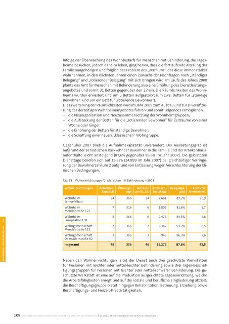 Sozialbericht 2008 - Betrieb fÃ¼r Sozialdienste Bozen