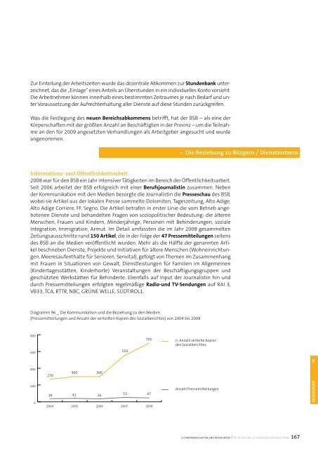 Sozialbericht 2008 - Betrieb fÃ¼r Sozialdienste Bozen