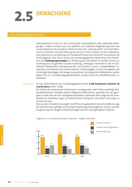 Sozialbericht 2008 - Betrieb fÃ¼r Sozialdienste Bozen