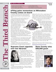 The Third Branch - spring 2012 - Wisconsin Court System