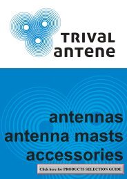 antennas antenna Masts - Trival Antene