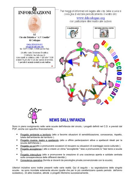 Scuola Infanzia di Retegno - Direzione Didattica di Codogno