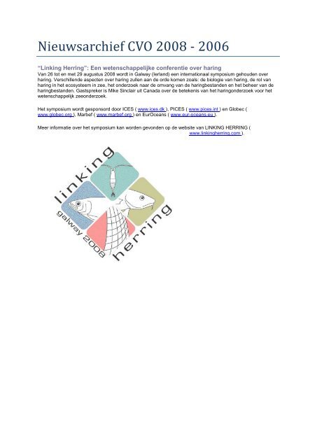 Nieuws CVO 2008 - 2006 - Wageningen UR