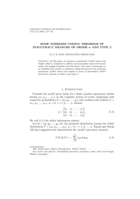 M. A. K. Baig and Rayees Ahmad Dar - anubih