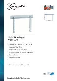 LCD/PLASMA wall support VFW 040 SILVER - LCD Ã©s plazma TV ...