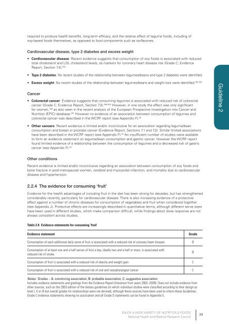 Guidelines Dietary - Eat For Health