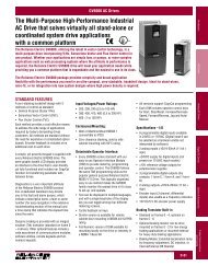 Gv6000 Se Ac Drives - Reliance Electric