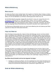 Widerrufsbelehrung als PDF downloaden - Wekonn