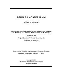 BSIM4 User's Manual - Ideas to Integrated Circuits