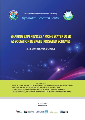 sharing experiences among water user association in spate irrigated ...