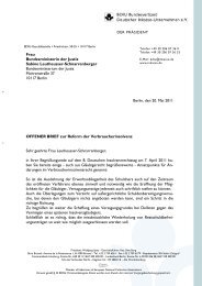 Offener Brief - Bundesverband Deutscher Inkasso-Unternehmen e.V.