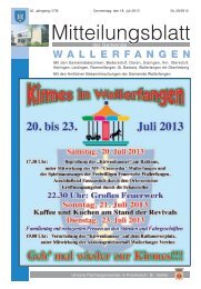 KW 29/2013 - Gemeinde Wallerfangen