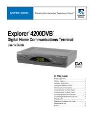 User Guide - Explorer 4200DVB Digital Home ... - Cisco