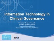 Information Technology in Clinical Governance