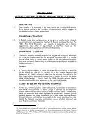 Terms and Conditions - Judicial Appointments Commission - The ...