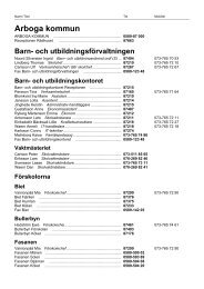 CMG Phone Book - VÃ¤stra MÃ¤lardalens KommunalfÃ¶rbund