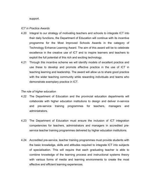 Draft White Paper on e-Education - South African Government ...