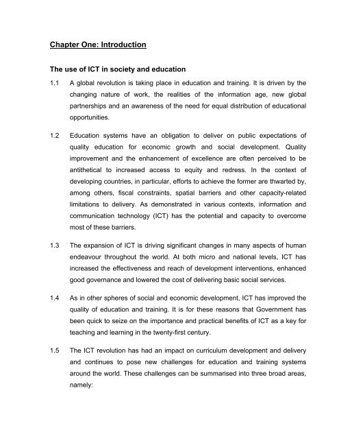 Draft White Paper on e-Education - South African Government ...