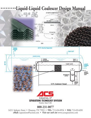 ACS Coalescer (PDF) - AMACS Process Tower Internals