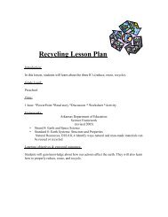 Recycling Lesson Plan - Faculty Web Pages
