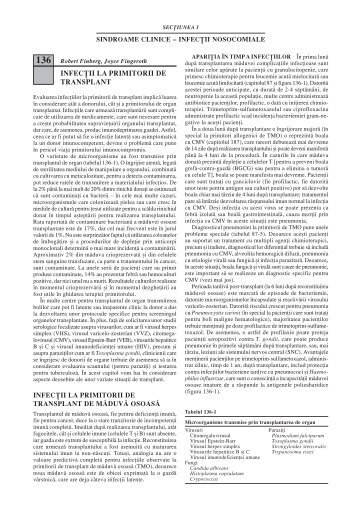 INFECÃ¦II LA PRIMITORII DE TRANSPLANT ... - Cursuri Medicina