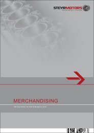 MERCHANDISING - Steyr Motors