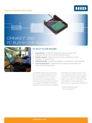 OMNIKEYÂ® 3921 PC Built-In USB Reader - HID Global