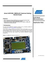 XMEGA-B1 Xplained Getting Started Guide - Atmel Corporation