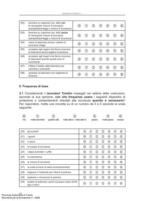 Strumenti per la formazione 4 - Trentino Salute