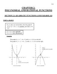 chapter 2: polynomial and rational functions - Kkuniyuk.com