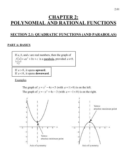 Chapter 2 Polynomial And Rational Functions Kkuniyuk Com
