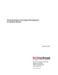 The Economics of Low-Impact Development: A Literature Review