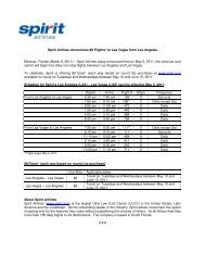 Spirit Airlines Announces $9 Flights* to Las Vegas from Los Angeles ...
