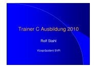 Trainer C Ausbildung 2010 - Schwimmverband Rheinland