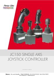 JC150 SINGLE AXIS JOYSTICK CONTROLLER - Wimesure