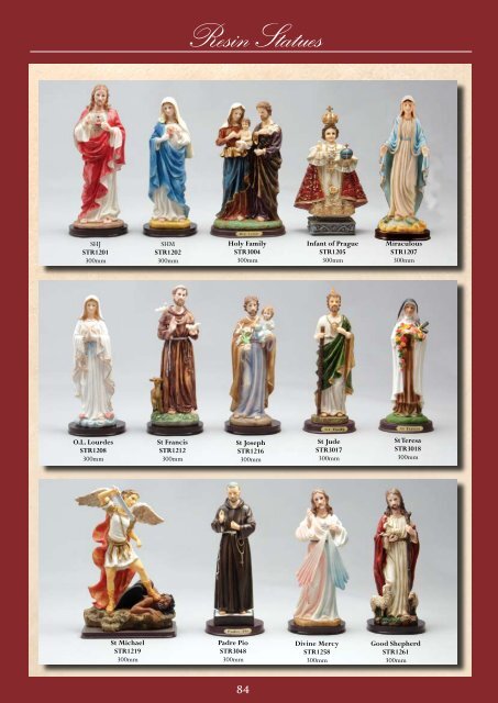 Resin Statues - Gatto Christian Shop