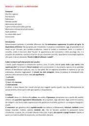 MODULO 1 – LEZIONE 9 – LA MOTIVAZIONE ... - life and fitness