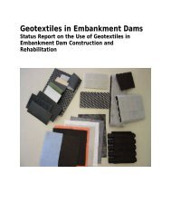 Geotextiles in Embankment Dams - Association of State Dam Safety ...