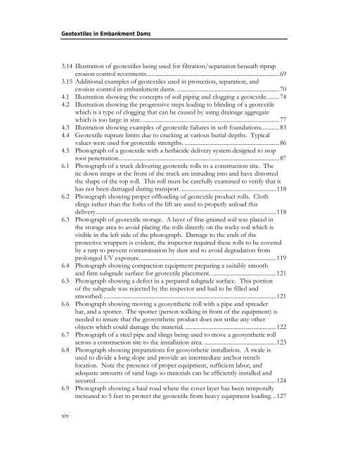 Geotextiles in Embankment Dams - Association of State Dam Safety ...