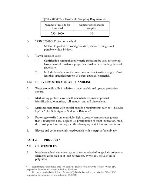 Geotextiles in Embankment Dams - Association of State Dam Safety ...